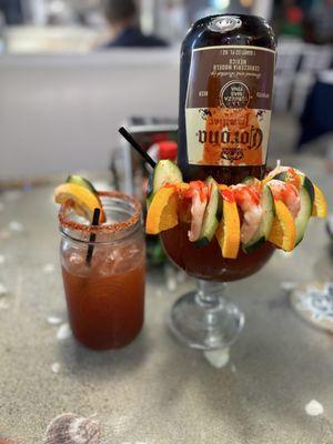 Shrimp micheladas