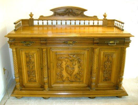 Antique Majestic Buffet/Console 67"x15"x39" Priced At $ 1,199.00