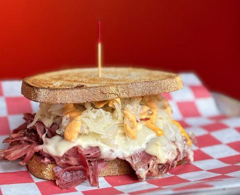 The corned beef Reuben