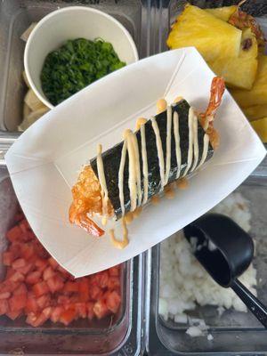 Coconut shrimp Musubi !! Must try !! Gosh