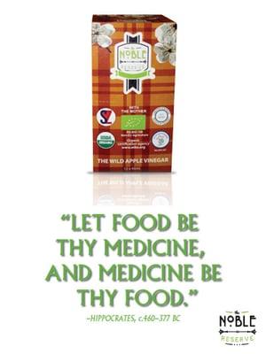 "Let Food Be Thy Medicine..."