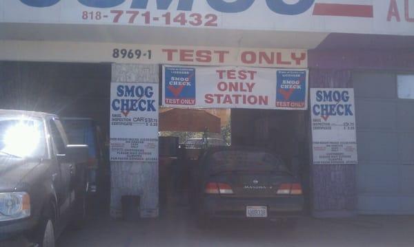 Getting my baby a smog check.