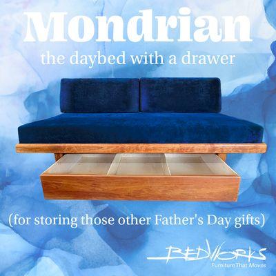 For the father who has everything and needs someplace to put it.  #fathersday #Fathersday2024 #fathersdaygifts #bedworks #centralsquarecam