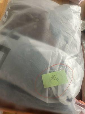 her handwriting note "YA6" return label code for shein