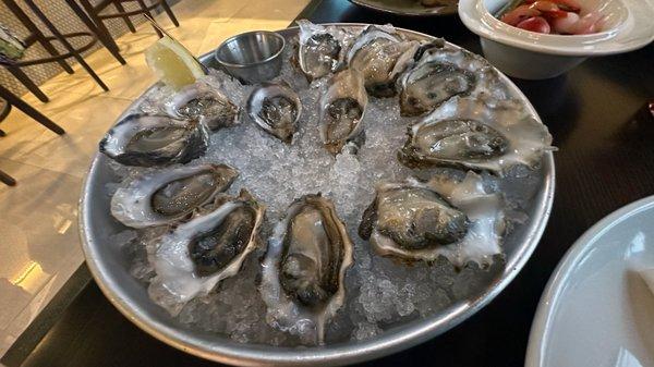 The oysters are *real* good.