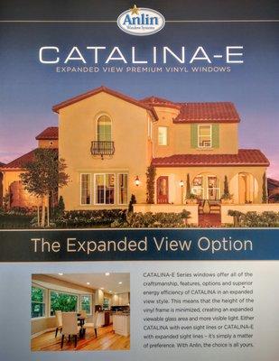 Anlin Catalina-E window system. We are an authorized Anlin dealer call us for a free estimate (888) 549-3646