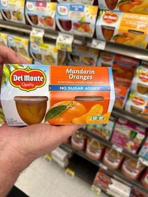 Mandarin oranges by Del Monte product of China