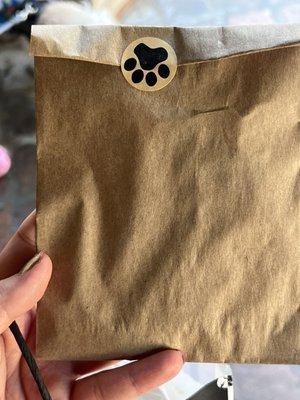 Dog treat bag