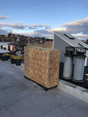 Chimney box process.