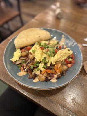 Lone star brisket hash