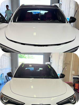 2018 Alfa Romeo
Front windshield replacement