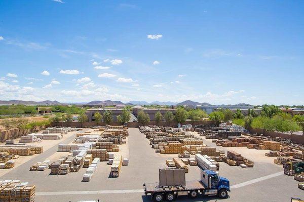 Our selection of natural stone at our tile store in Phoenix.