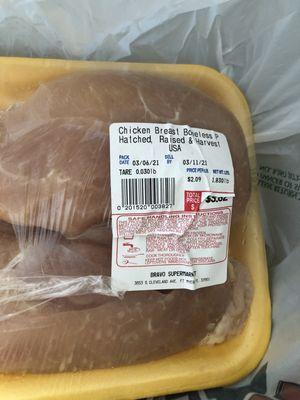 Expired chicken I bought on 3/14