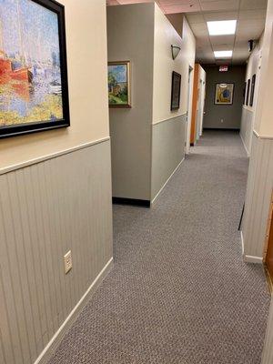 Patient area hallway