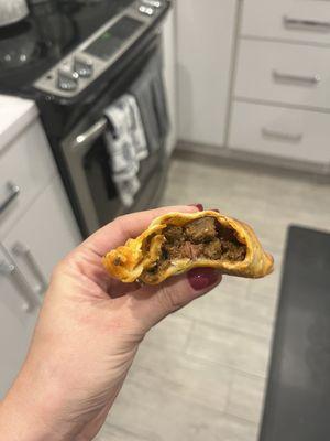 Hand Hand-Cut Beef Empanada