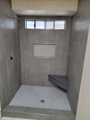 New shower remodeling.