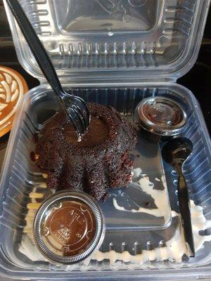 Frozen molten cake