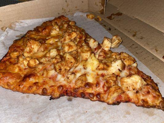 A Slice of BBQ Chicken Pizza