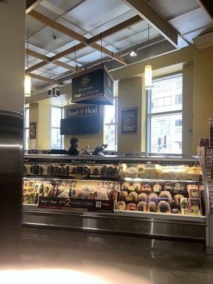 Meat and cheese, deli counter at star market