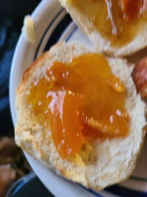 Orange Marmalade (some chunky rind pieces)