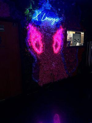 X Lounge Sign