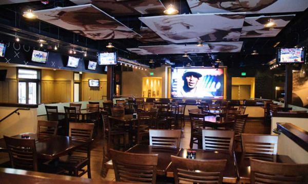 Pull up a seat, bar stool, or leather recliner and enjoy epic sports action, frosty beers and delicious pub fare at Manning's...