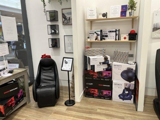 Massage chairs and personal massage products at LAIDBACK