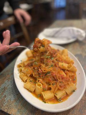 RIGATONI AMATRICIANA