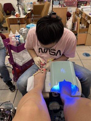 Shellac pedi