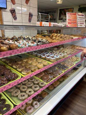 Selection of donuts