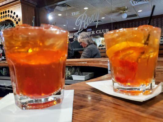 Delicious old fashioned cocktails!