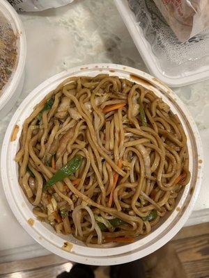 Vegetable lo mein