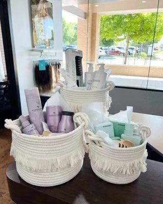 Zenagen, Pureology, and Kevin Murphy giveaway baskets!