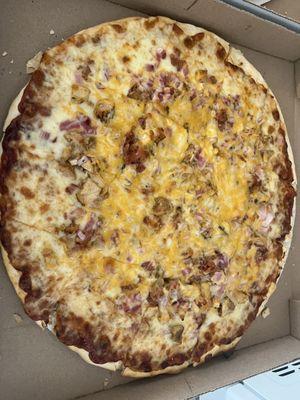 Bbq chicken pizza