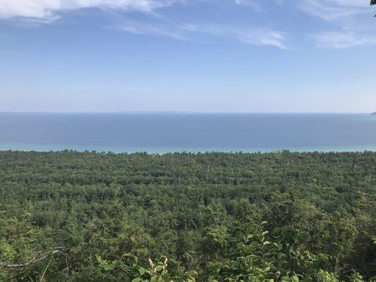 Nearby beautiful Sleeping Bear Dunes.