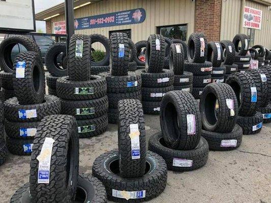 Hundreds of in stock tires that can be mount and balanced same day!