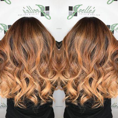 Copper Balayage Ombré