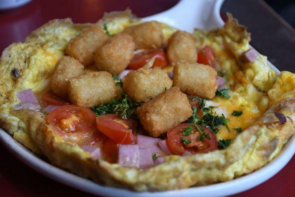 Ham and cheese frittata