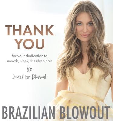 A certified Brazilian Blowout Salon....