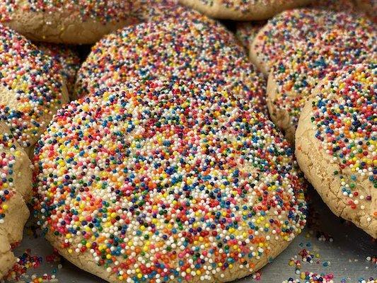 Mexican sugar cookies with Sprinkles