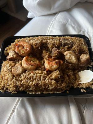 House Combo Fried Rice Plate