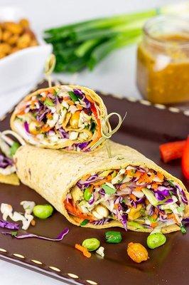 Thai Peanut Wrap