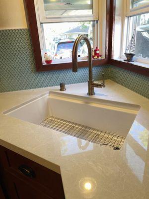 Counters and backsplash done by Olive Mill