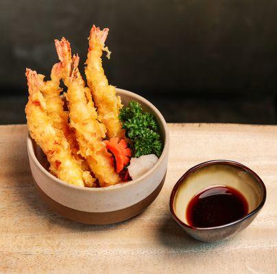 Shrimp tempura.