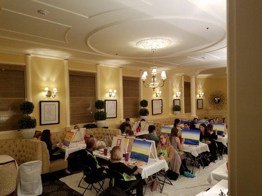 Drink and paint night!