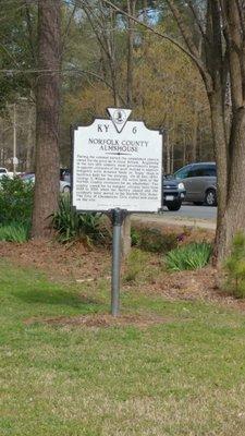 Norfolk County Almshouse Historical Marker