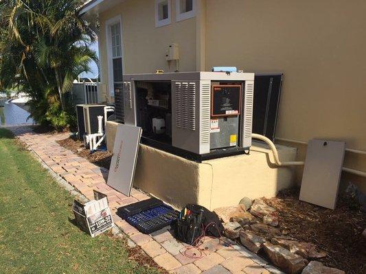 Generac 25kw standby generator  We provide service, sales , and parts.  813-677-3830 813-690-8735 Emergency