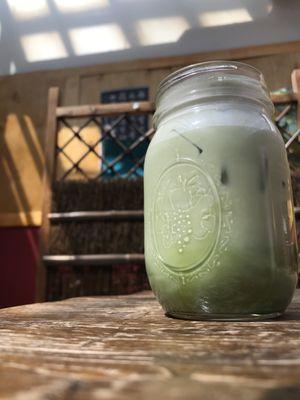 We love a cold matcha in the Spring time! Come grab an iced matcha latte with your choice of whole, almond, or oat milk!