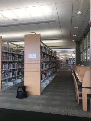 Even if you don't book a study room, there's LOTS of quiet study space on the second floor