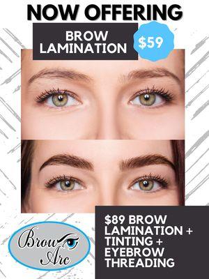 For thicker, fuller brows, try brow lamination.